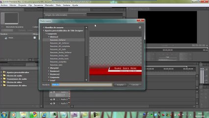 Tutorial Adobe Premiere Pro "Como crear titulos animados"