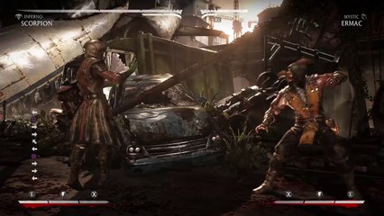 Mortal Kombat X Scorpion Small Combo
