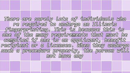 Special Situations During A Fingerprinting Procedure