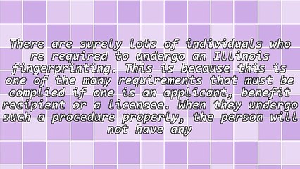 Special Situations During A Fingerprinting Procedure