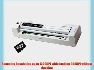SVP 2-in-1 Combo Auto-Feeding Handheld Scanner PS4500 (with Micro8GB) 1200DPI Color