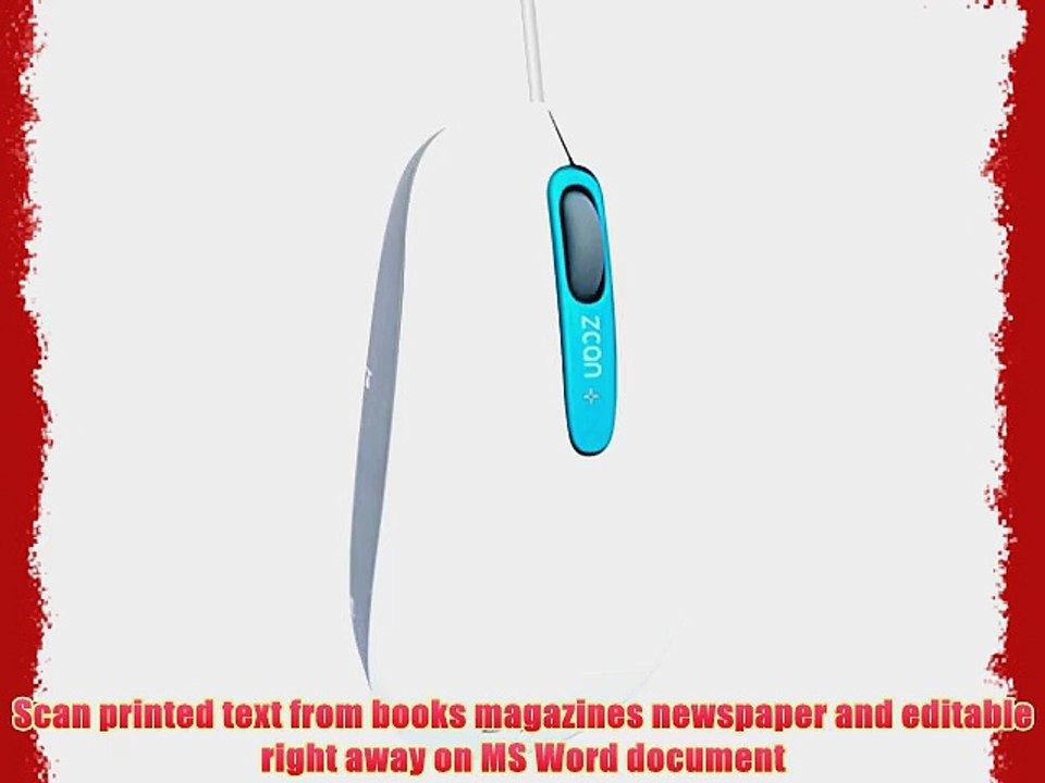 Zcan  Scanner Mouse Swipe to Scan to Excel / Document / Images with OCR MAC or Windows Compatible