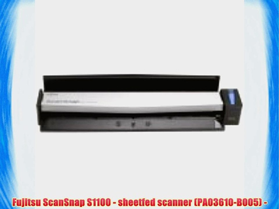 Fujitsu ScanSnap S1100 - sheetfed scanner (PA03610-B005) -