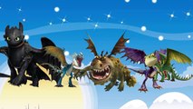 How To Train Your Dragon Cartoon Finger Family Songs | Cartoon Animation Nursery Rhymes for Children