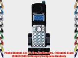 Phone Handset 6.0 f/2-Line Cordless Sys. Trilingual Black (RCAH5250RE1) Category: Telephone