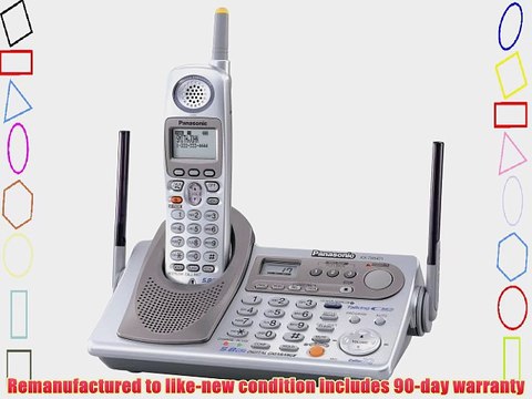 Panasonic KX-TG5471S 5.8 GHz FHSS GigaRange Digital Cordless Phone System with Dual Keypads