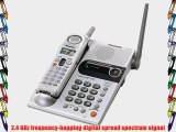 Panasonic KX-TG2336S 2.4 GHz DSS Cordless Phone with Talking Caller ID (Silver)