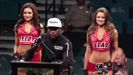 Floyd Mayweather says he will relinquish his belts on Monday