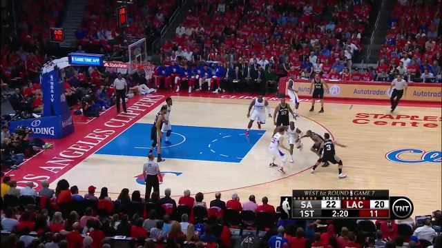 Chris Paul Steal and 3-Pointer _ Spurs vs Clippers _ Game 7 _ May 2, 2015 _ NBA Playoffs