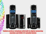 GE 28821FE2 Dect 6.0 Digital Cordless Phone and Digital Answering System Featuring GOOG-411