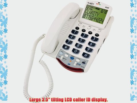 Xl45D Amplified Corded Telephone With Large Lcd Caller Id - 50Db Speakerphone