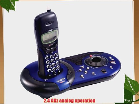 VTech gz2456 VMIX 2.4 GHz Analog Cordless Phone with Answering System and Caller ID