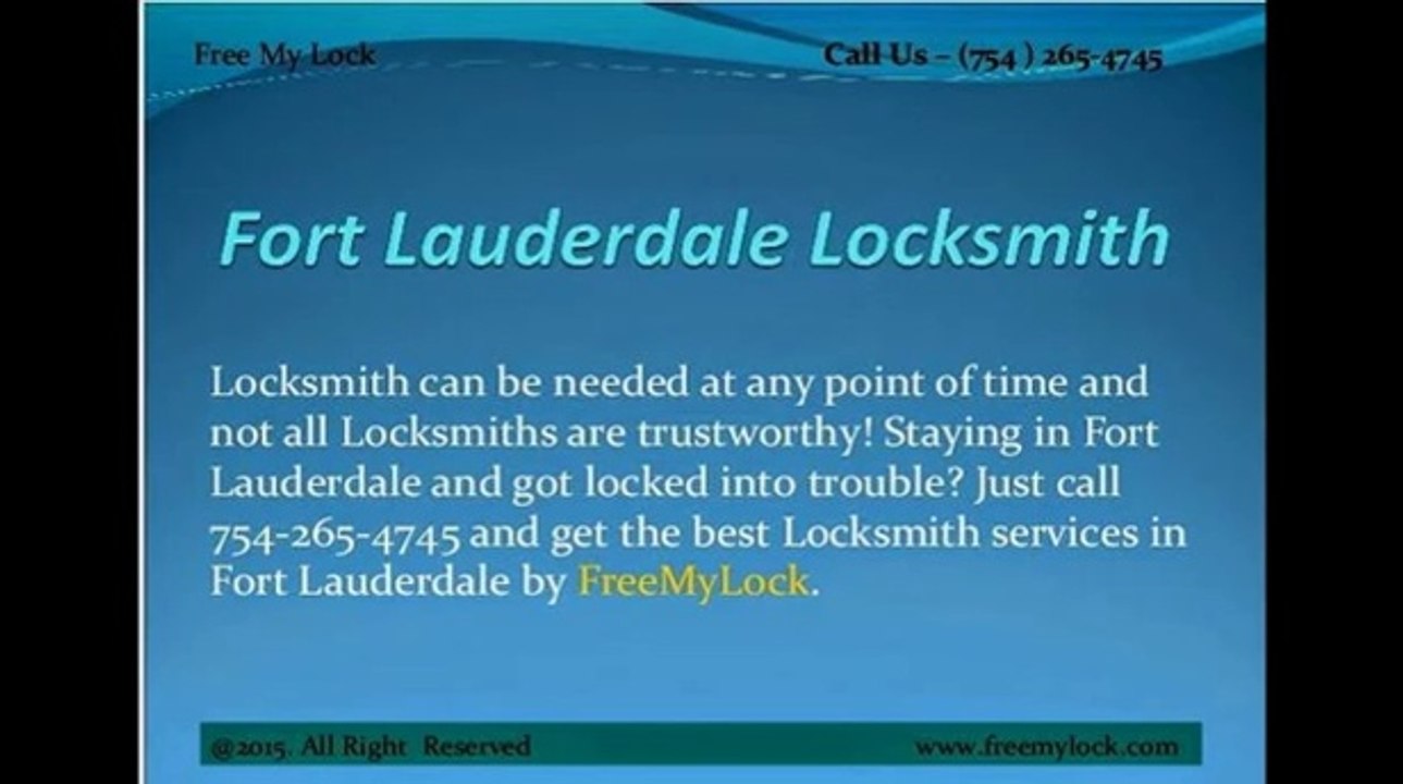 ▶ Fort Lauderdale Locksmith