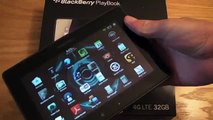 4G LTE BlackBerry PlayBook Unboxing