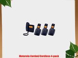 Motorola Corded/Cordless 4-pack