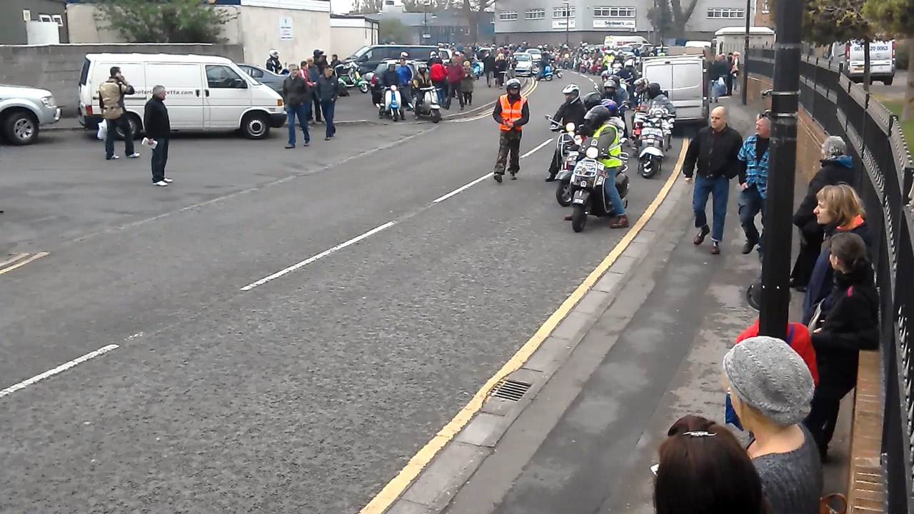 Weston Scooter Rally Rideout 2015 - start