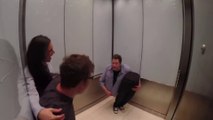 People Freak Out When A Man Splits In Half In The Elevator