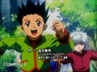 Hunter x Hunter 1999 The firsts 5 Openings