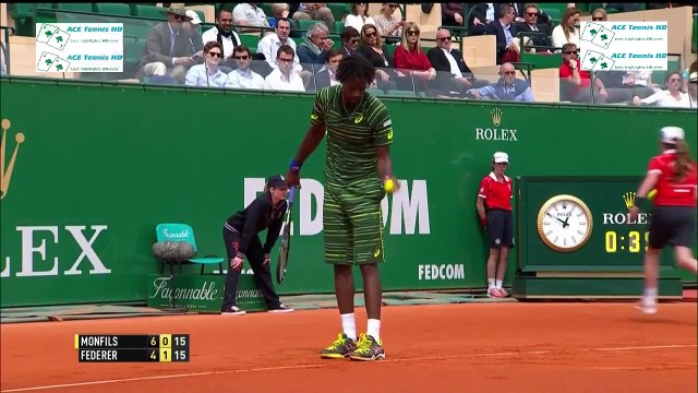 Federer vs Monfils tennis Highlights Monte Carlo 2015 HD720p 50fps by ACE TENNIS HDFe