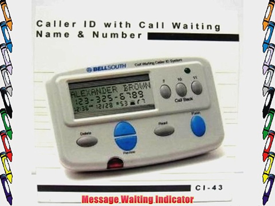 Bellsouth Caller ID with Call Waiting CI 43