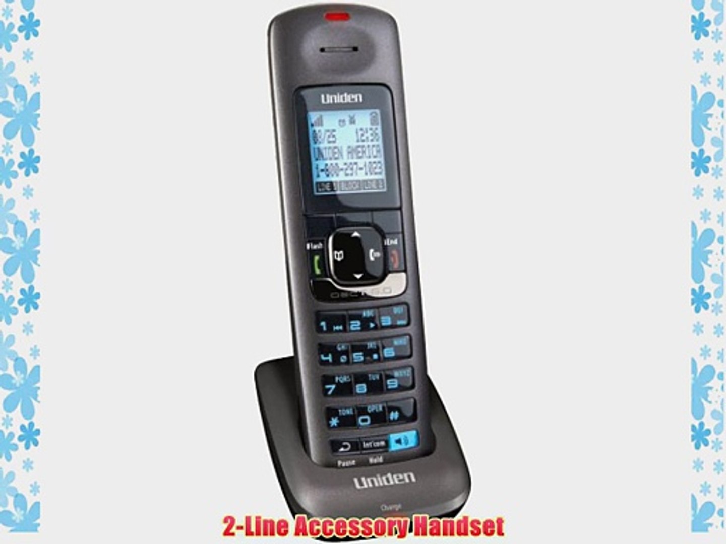 Uniden DECT4086 2 Line Cordless Phone w// Digital Answering System