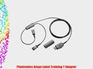 Plantronics Avaya Label Training Y Adapter