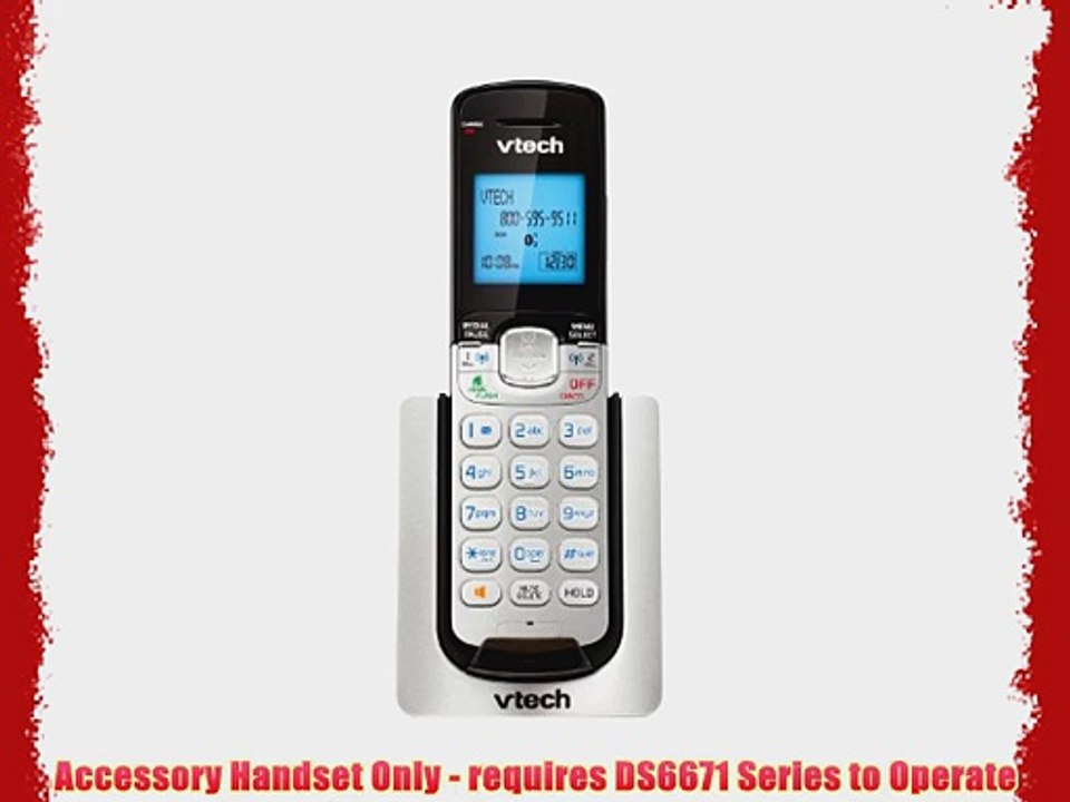 VTech DS6071 Accessory Handset for VTech DS6671 Silver/Black