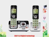 Vtech CS6829-2 DECT 6.0 Cordless Phone and Digital Answering System with 2 Handsets