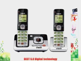 Vtech CS6829-2 DECT 6.0 Cordless Phone and Digital Answering System with 2 Handsets