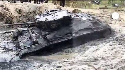 Polonia: encuentran un tanque de la II Guerra Mundial entre el lodo del Varta