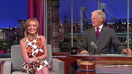 Lindsay Lohan was poised and funny on 'Letterman'... really! -- VIDEO