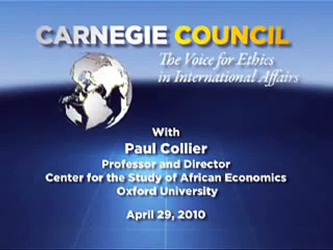 Paul Collier: Predictions for the Geopolitical Future