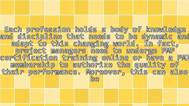 Get A Background On PMP Certification Training Online