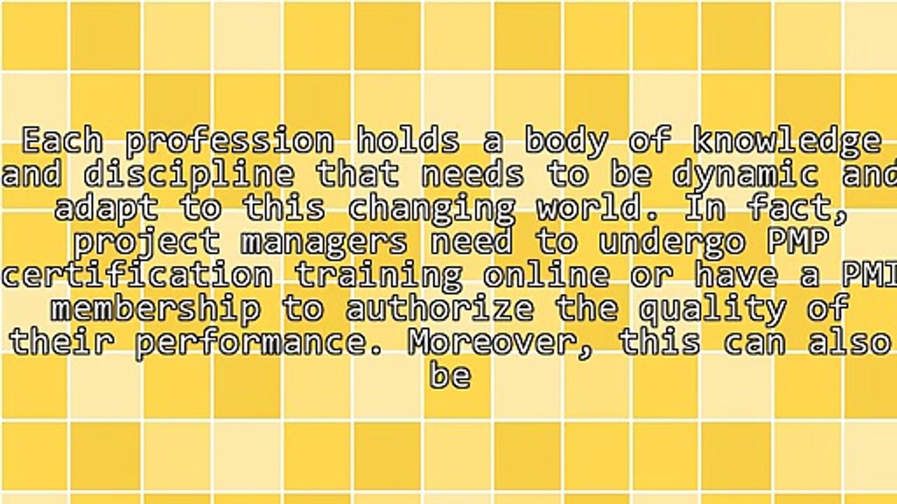 Get A Background On PMP Certification Training Online