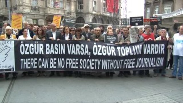 Gazeteciler 'Basın Özgürlüğü' İçin Yürüdü...