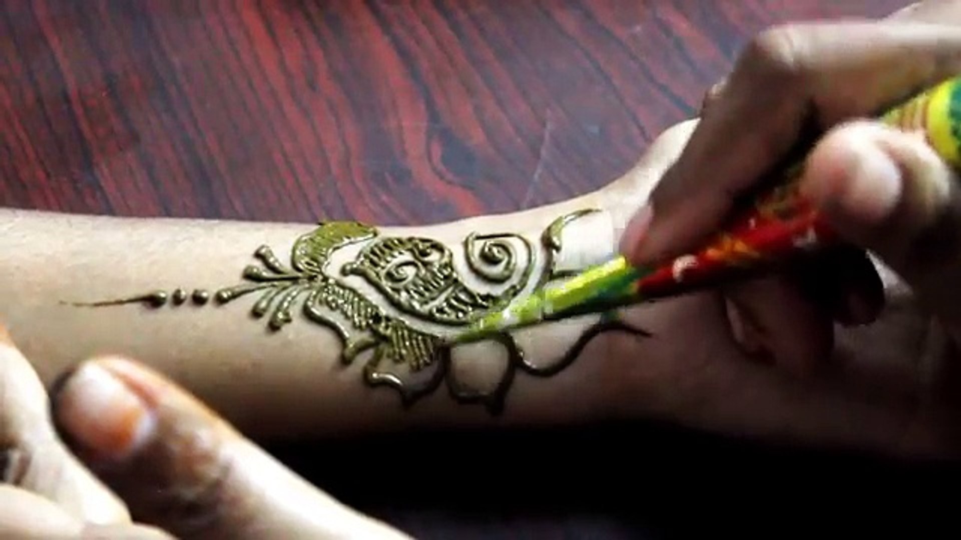 Simple Cute Arabic Mehendi Design Front Hand Video Dailymotion