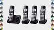 Panasonic KX-TGE234B dect_6.0 4-Handset Landline Telephone