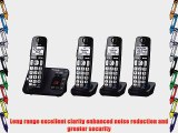 Panasonic KX-TGE234B dect_6.0 4-Handset Landline Telephone