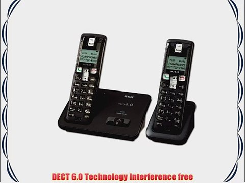 RCA 2101-2BKGA DECT 6.0 Digital Cordless Phone