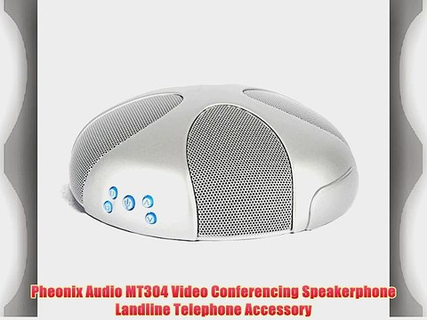 Pheonix Audio MT304 Video Conferencing Speakerphone Landline Telephone Accessory