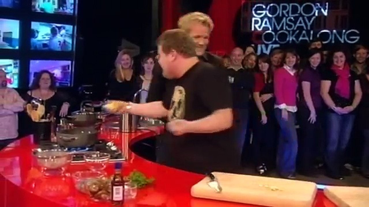James Corden Tells Gordon Jamie Oliver Taught Him To Cook - Gordon Ramsay