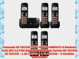 Panasonic KX-TG4733B   2 KX-TGA470B HANDSETS (5 Handsets Total) DECT 6.0 PLUS Digital Cordless