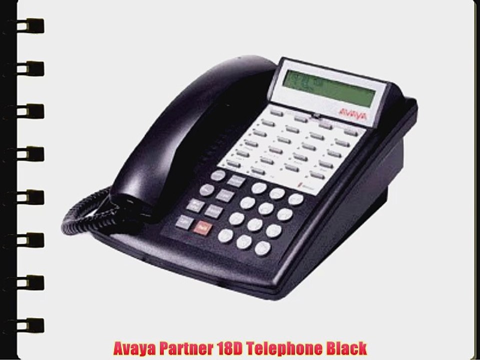 Avaya Partner 18D Telephone Black