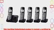 Panasonic KX-TGE233B   2 KX-TGEA20B Handset (5 Handsets Total) DECT 6.0 Plus Cordless Phone