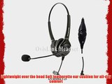 Dual Ear 2.5mm Call Center Headset with Volume Control and Mute function for AT