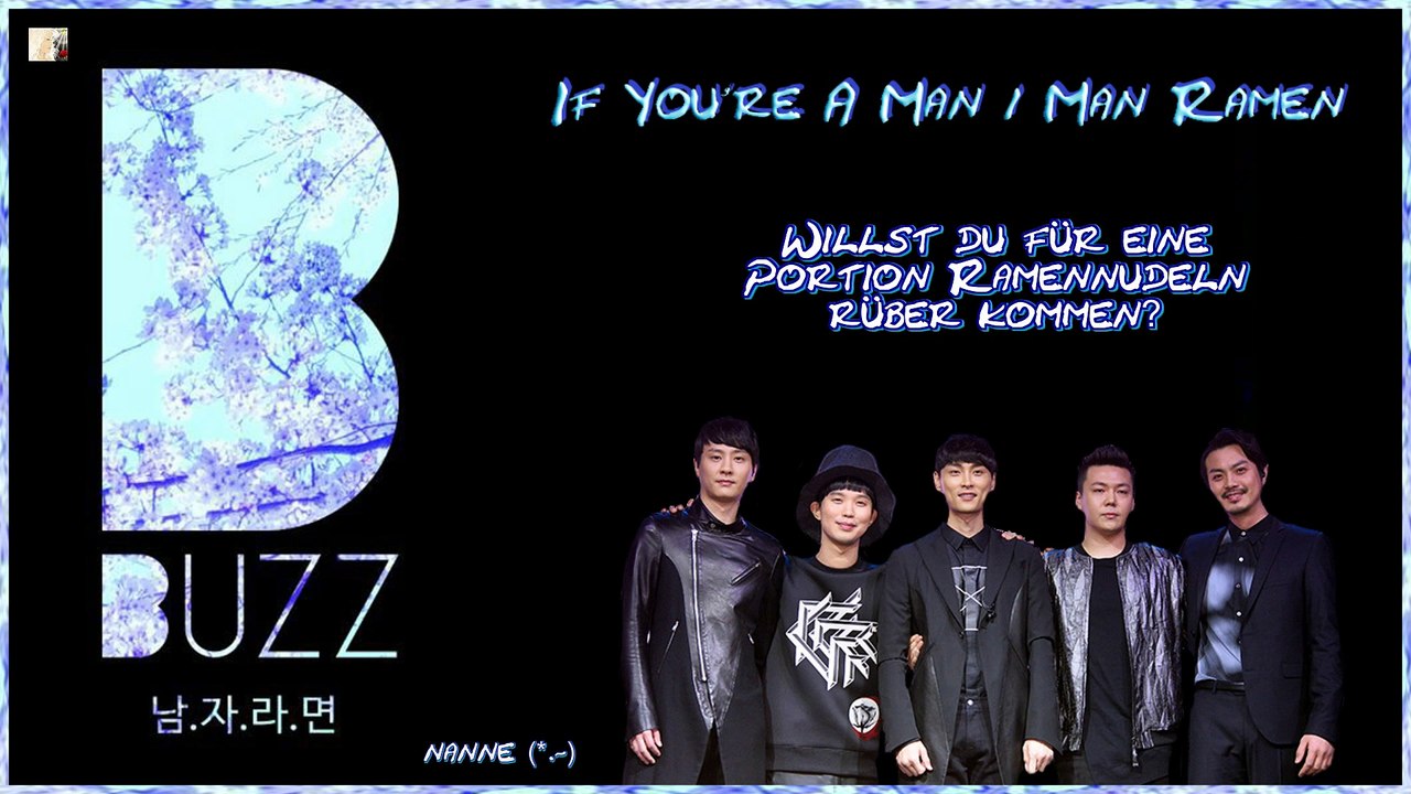 Buzz - If You're A Man k-pop [german Sub]