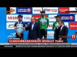 Cumhurbaşkanlığı Bisiklet Turu'nda büyük rezalet