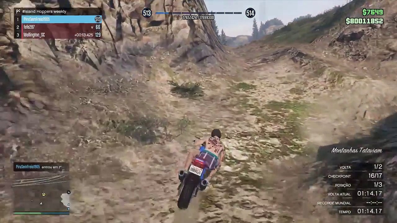 Corrida de moto gta v