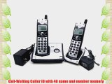 GE 28021EE2 Digital 5.8 GHz Cordless Phone with 2 Handsets and Call Waiting Caller ID