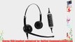 VXi Envoy UC USB 95% Noise Canceling Stereo Headset for Unified Communications